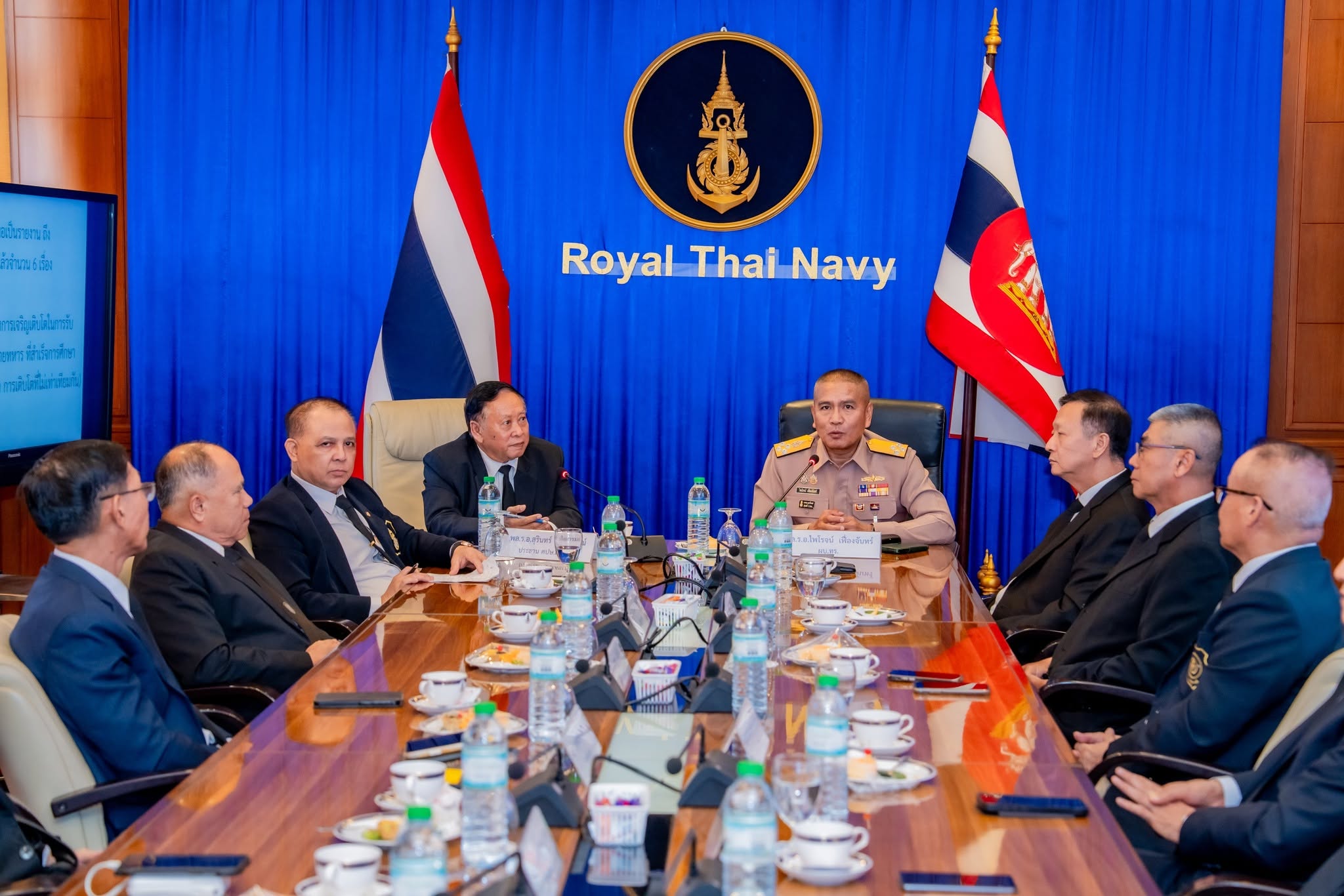 ผู้บัญชาการทหารเรือ ร่วมประชุม และรับฟัง ผลการศึกษา ของคณะที่ปรึกษา ผู้บัญชาการทหารเรือ (คปษ.ผบ.ทร)